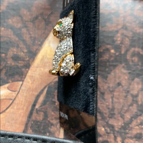 ♦️SOLD♦️SWAROVSKI Crystal Kitten Cat Pin - Picture 7 of 7